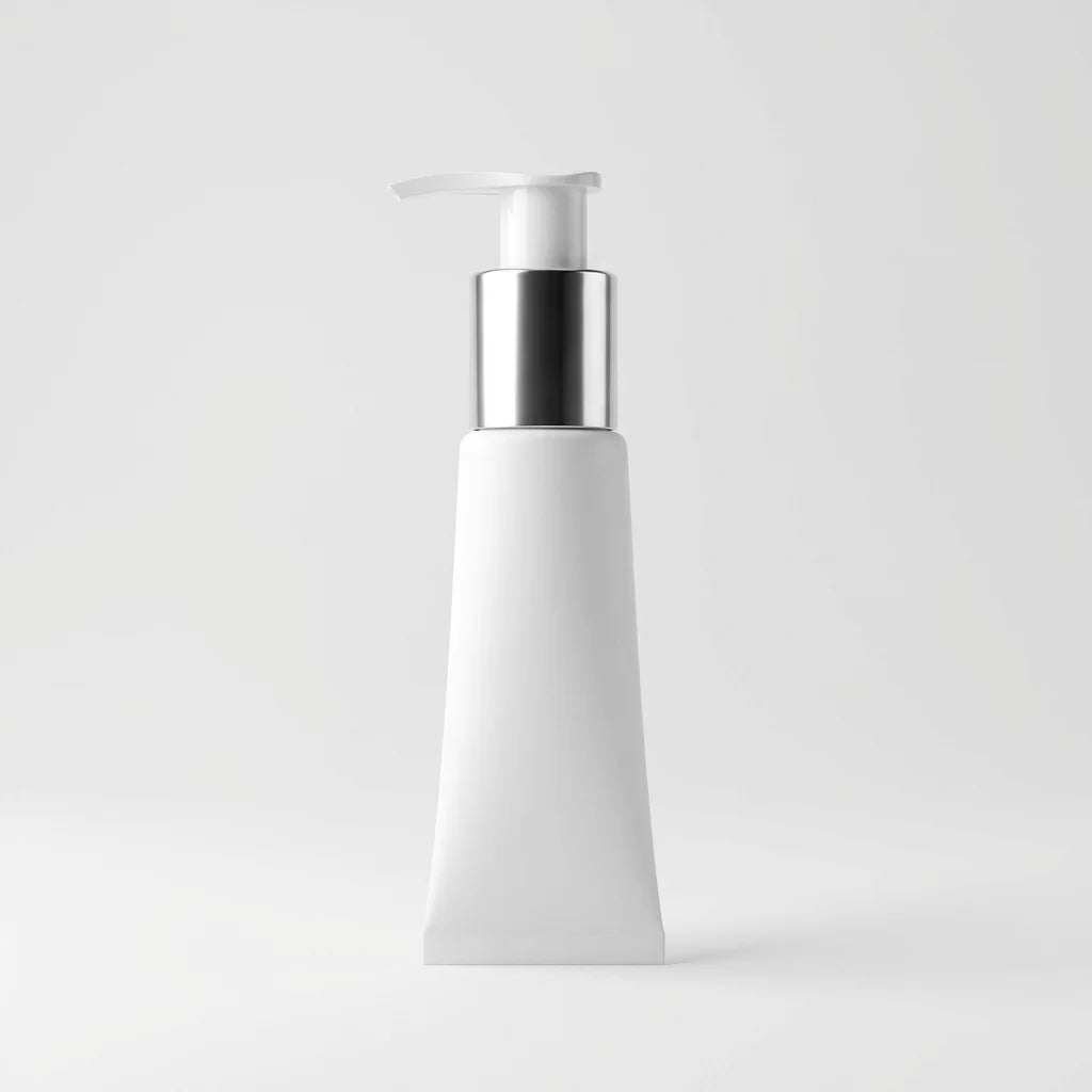 Precision Airless Pump Cosmetic Tube - Zero-waste packaging for eye creams and serums with airless dispensing technology