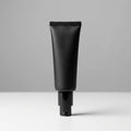 Frosted Translucent Minimalist Squeeze Tube - 100ml semi-transparent cosmetic packaging with silver cap