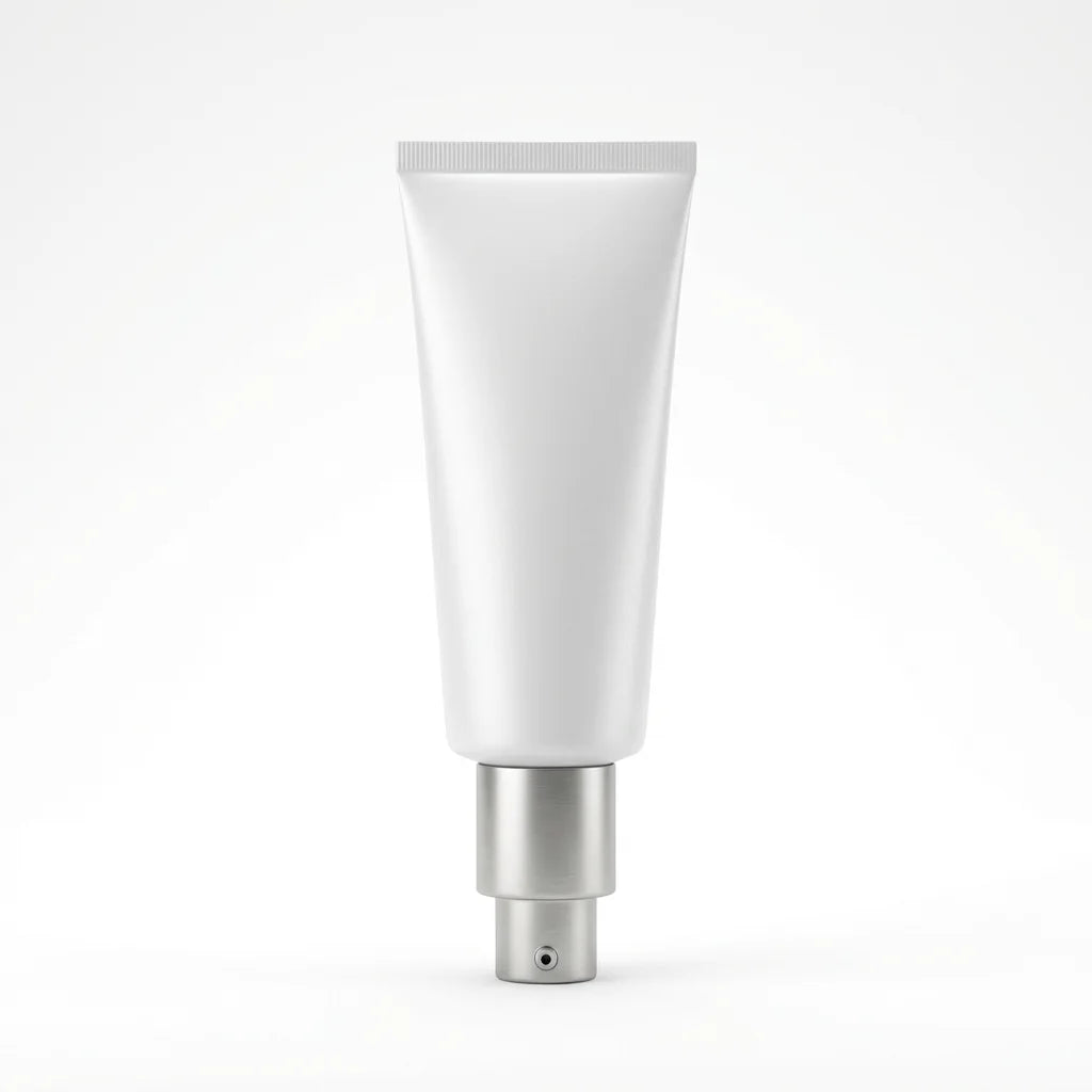 Eco-Friendly Sugarcane Cosmetic Tube with Pump - Sustainable Packaging